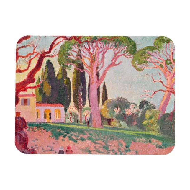 Saint-Cassien Chapel, Cannes, 1922 Magnet (Horisontell)