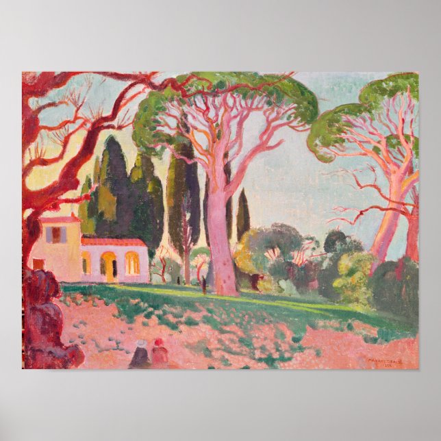 Saint-Cassien Chapel, Cannes, 1922 Poster (Framsidan)