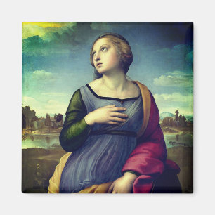 Saint Catherine av Alexandria av Raphael Magnet