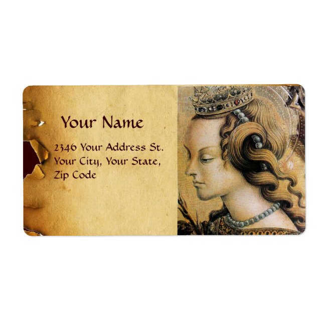 Saint Catherine av Alexandria Fraktsedel (Framsidan)