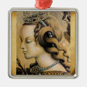 Saint Catherine av Alexandria Julgransprydnad Metall
