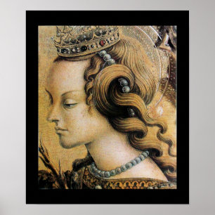 Saint Catherine av Alexandria Poster