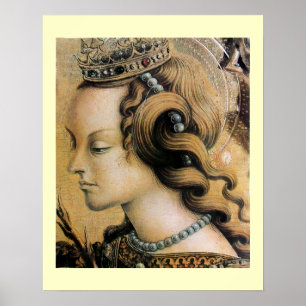 Saint Catherine av Alexandria Poster