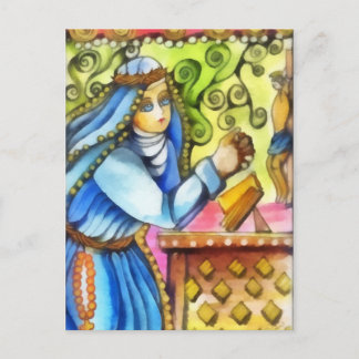 Saint Catherine av Siena Vykort