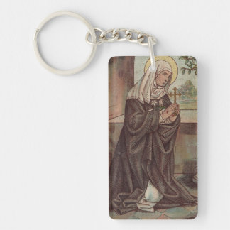 Saint Catherine av Sienna Nyckelring