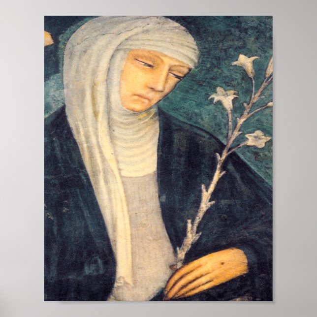 Saint Catherine of Siena Poster (Framsidan)