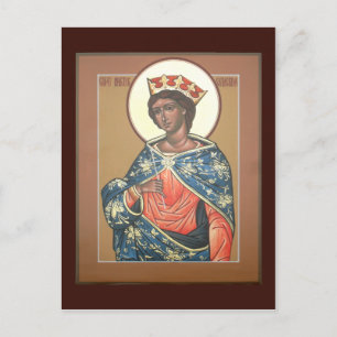 Saint Catherine Prayer Card Vykort