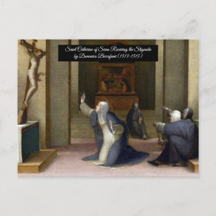 Saint Catherine Receiving the Stigmata Vykort