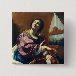 Saint Cecilia av Simon Vouet Knapp