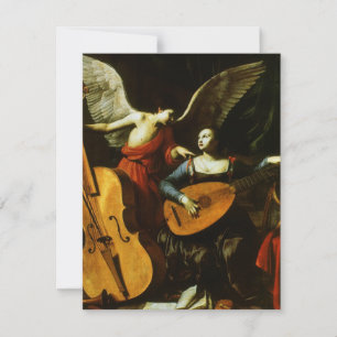 Saint Cecilia och Angel av Carlo Saraceni