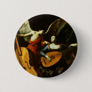 Saint Cecilia och Angel av Carlo Saraceni Knapp