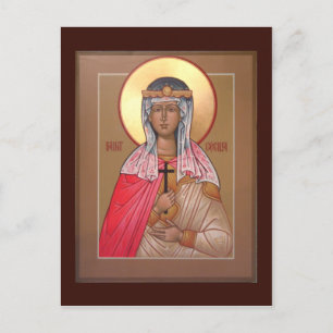 Saint Cecilia Prayer-kort Vykort