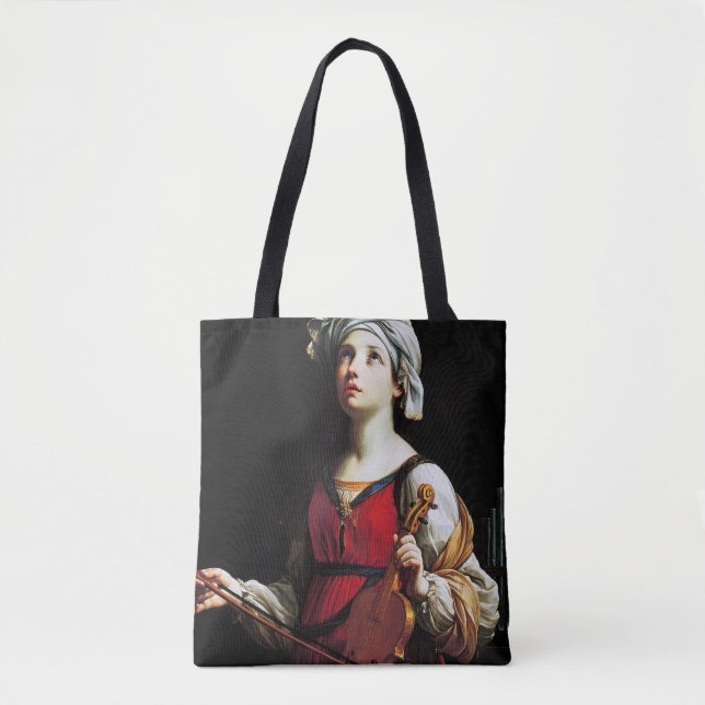 Saint Cecilia (St. Cecilia), Guido Reni Tygkasse (Framsida)