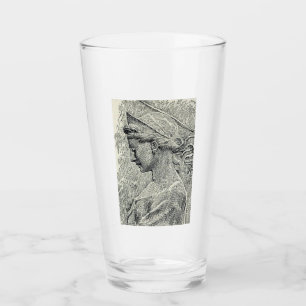 Saint Cecilia Virgin och martyr Glaskopp