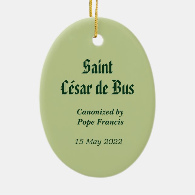 Saint César de Buss (SLE 001) Keramic Ornament (Baksidan)