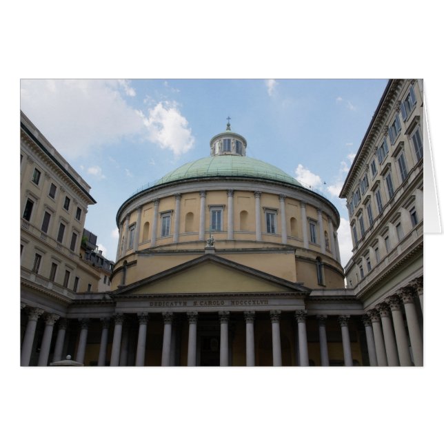 Saint Charles Borromeo - Milano, Italien Hälsningskort (Framsidan Horizontal)