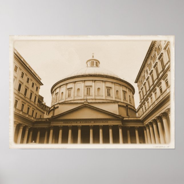 Saint Charles Borromeo - Milano, Italien Poster (Framsidan)