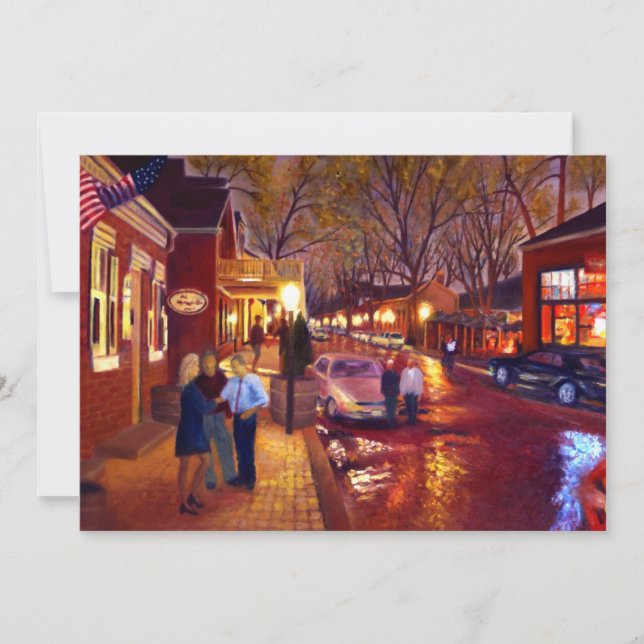 Saint Charles Cityscape Oil Landscape Painting (Framsida)