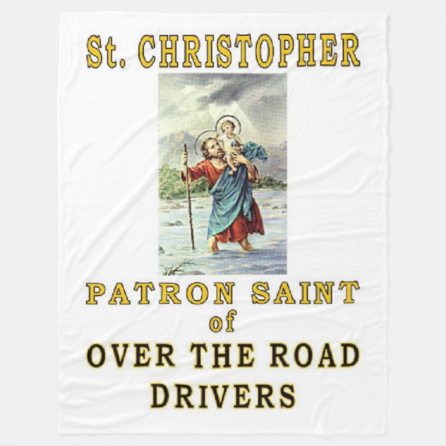 SAINT CHRISTOPHER FLEECEFILT (Framsidan)