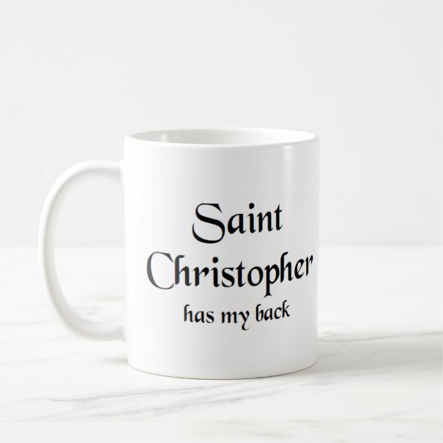 saint christopher kaffe mugg (Vänster)