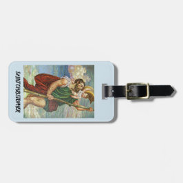 Saint Christopher Luggage Tag Bagagebricka