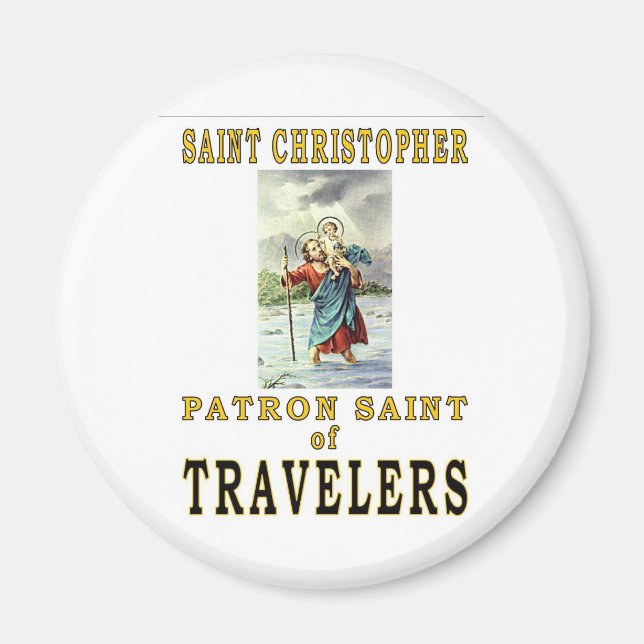 SAINT CHRISTOPHER MAGNET (Framsidan)