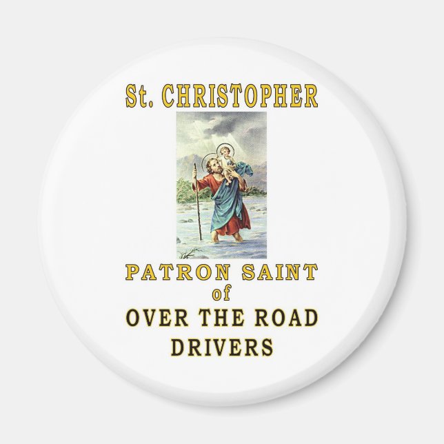 SAINT CHRISTOPHER MAGNET (Framsidan)