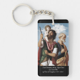 Saint Christopher med den spädske Kristus