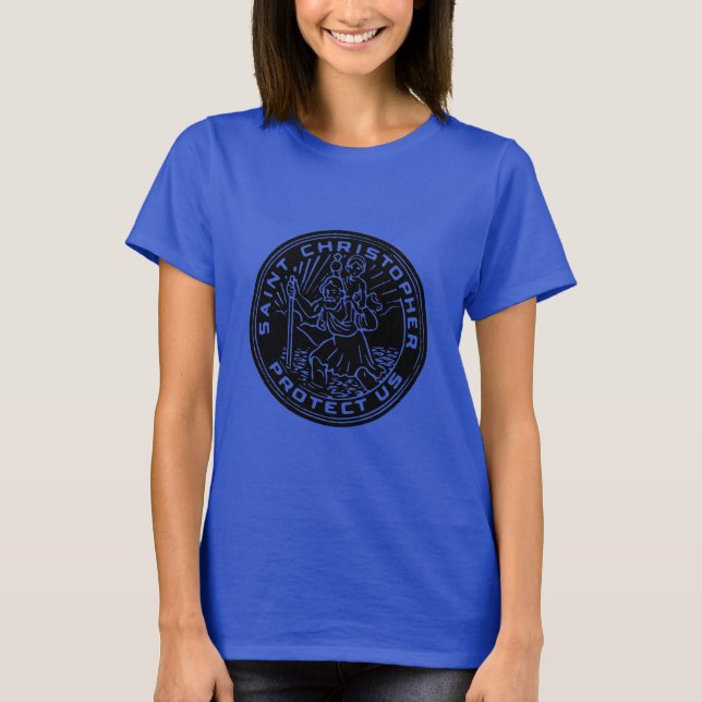 Saint Christopher Medal T-shirt (Framsida)