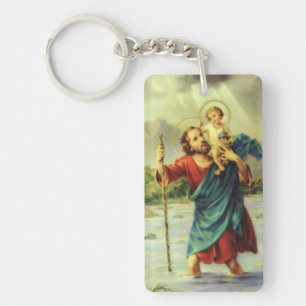 Saint Christopher Nyckelring
