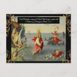 Saint Christopher Patron saint of Travelers Vykort