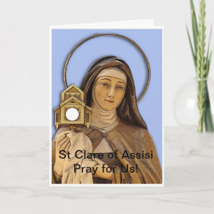 Saint Clare Assisi-kort Kort