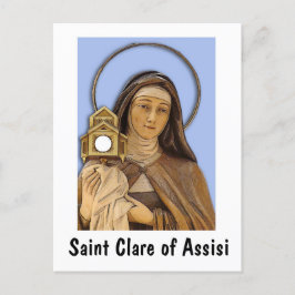 Saint Clare Assisi Vykort