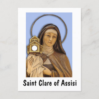 Saint Clare Assisi Vykort