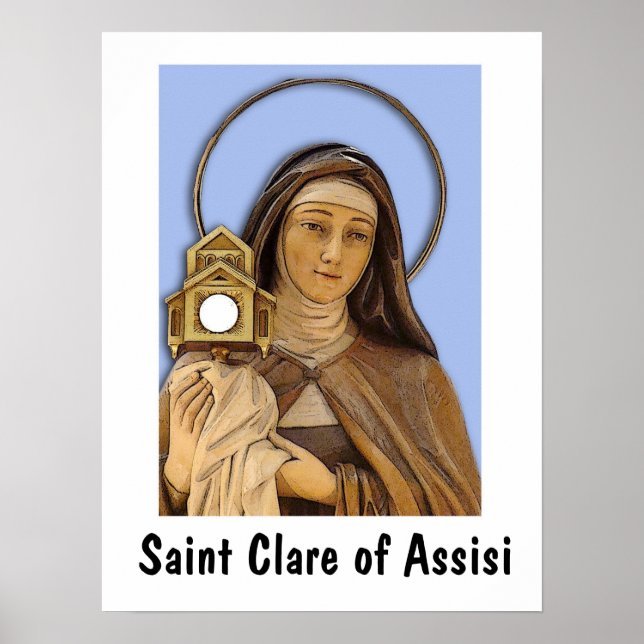 Saint Clare of Assisi Poster (Framsidan)
