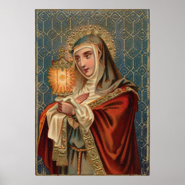 Saint Clare of Assisi Poster (Framsidan)