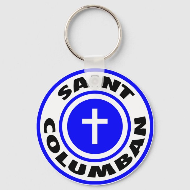 Saint Columban Nyckelring (Framsida)