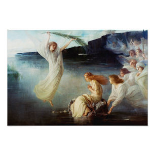 Saint Cristina martyrdom Fototryck