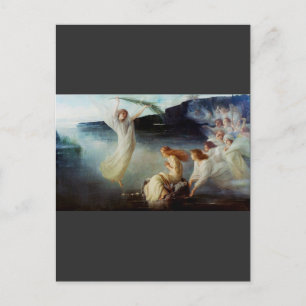 Saint Cristina martyrdom Helg Vykort