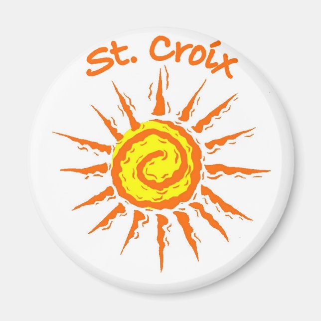Saint Croix, Amerikanska Jungfruöarna Magnet (Framsidan)