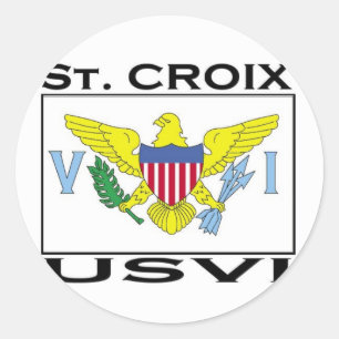 Saint Croix, Amerikanska Jungfruöarna Runt Klistermärke
