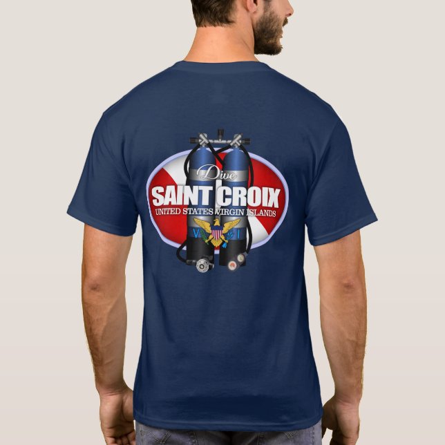 Saint Croix (ST) T Shirt (Baksida)