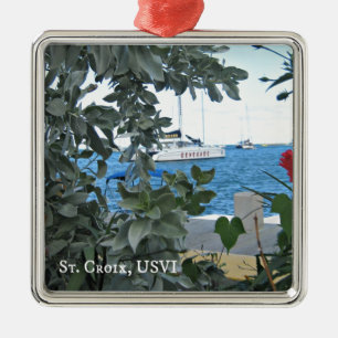 Saint Croix USVI Julgransprydnad Metall