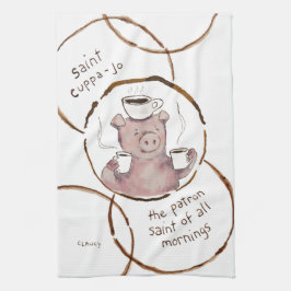 Saint Cuppa Jo Absurdi-tea towel Kökshandduk