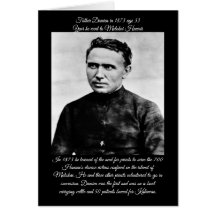 Saint Damien of Molokai-hälsningskort