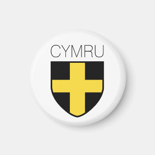 Saint David Badge (Wales/Cymru) Magnet