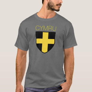 Saint David Badge (Wales/Cymru) T Shirt