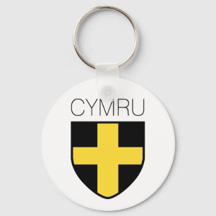 Saint David-korset (Wales / Cymru) Nyckelring
