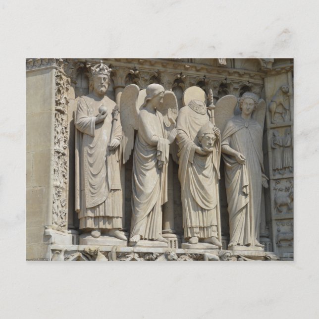 Saint Denis Notre Dame de Paris Vykort (Framsida)