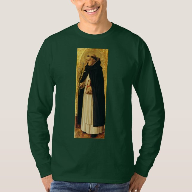 Saint Dominic av Carlo Crivelli T Shirt (Framsida)